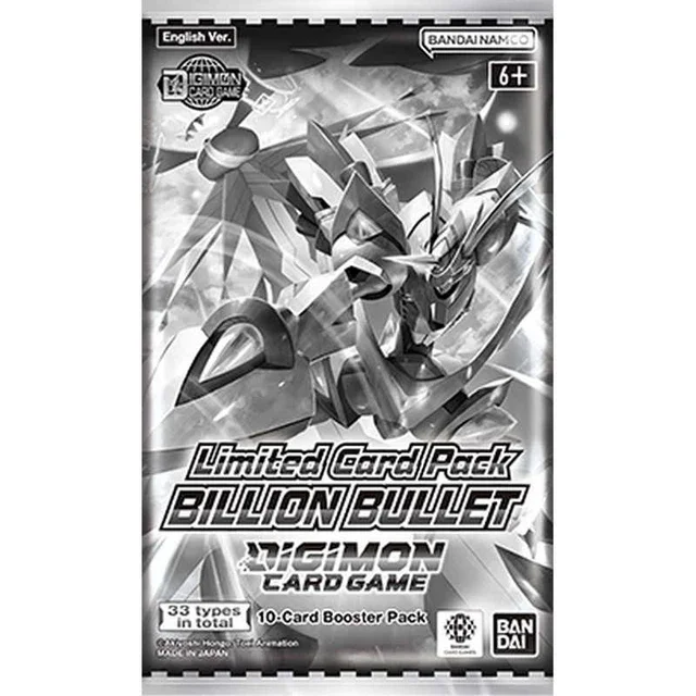 Digimon Card Game Limited Card Pack BILLION BULLET LM-06 English - 1 Booster
